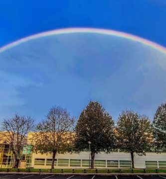 Arc de Sant Martí a San Sebastian arcoiris Euskadi
